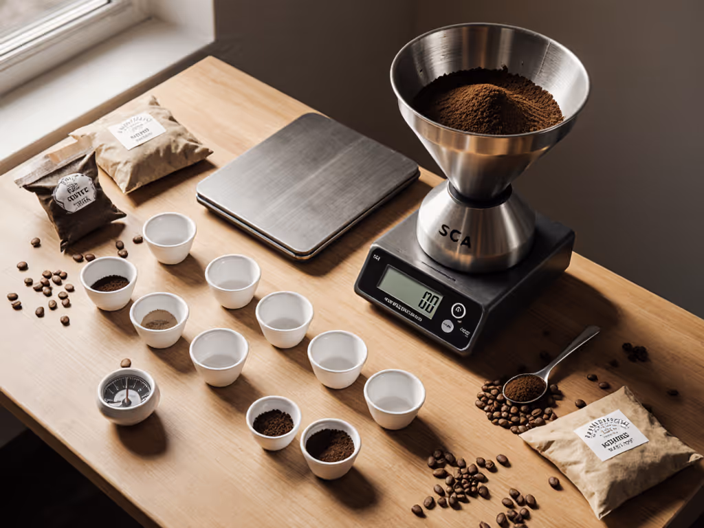 sca_cupping_setup_with_commercial_grinder